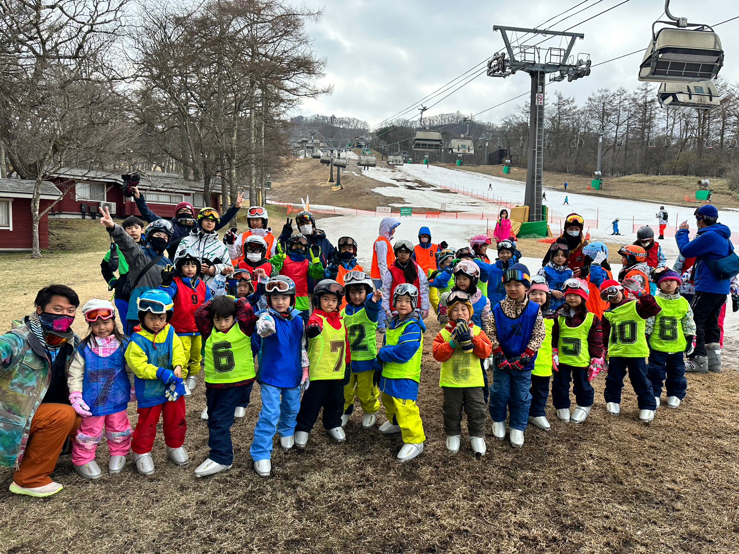 春スキ～🎿🎿