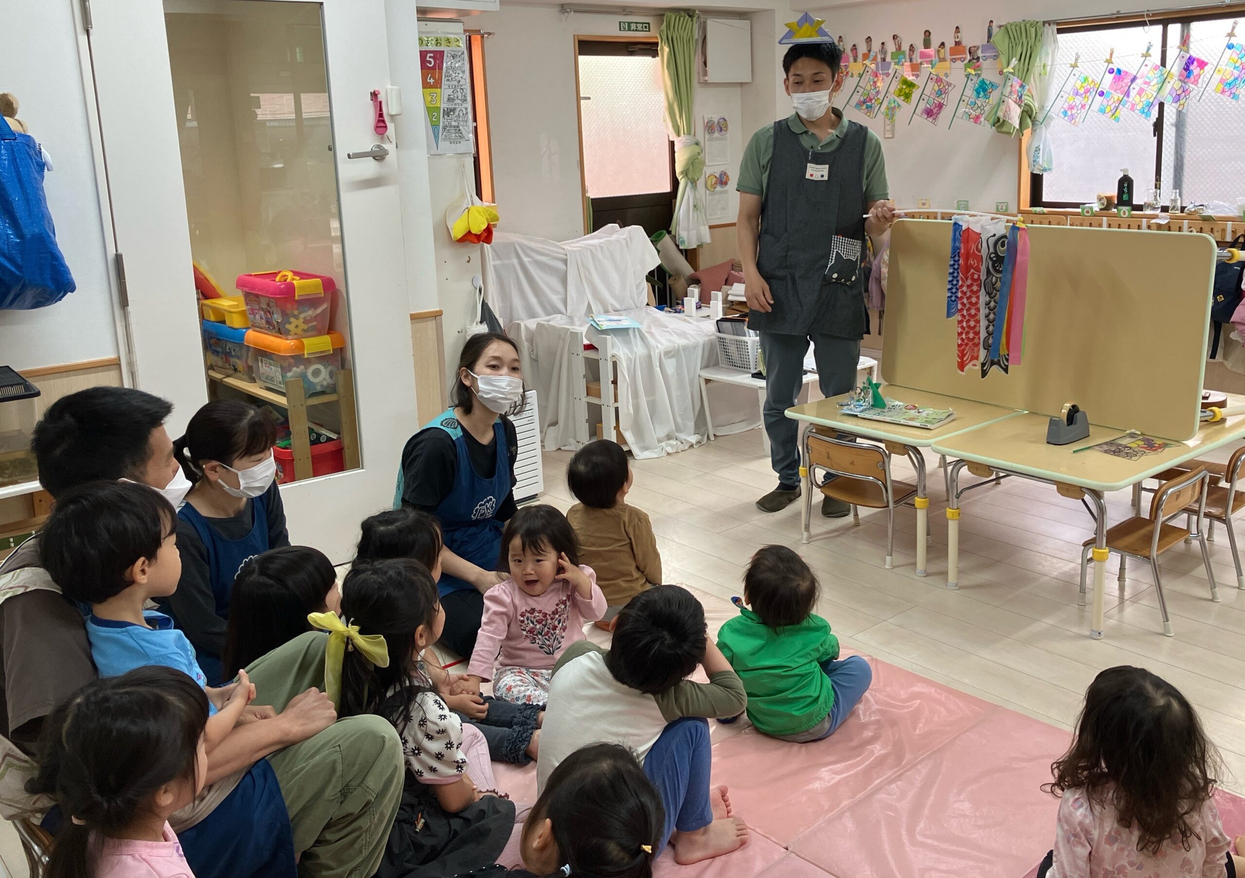 フロンティアキッズ ブログ記事 🎏こどもの日の会🎏のイメージサムネイル画像