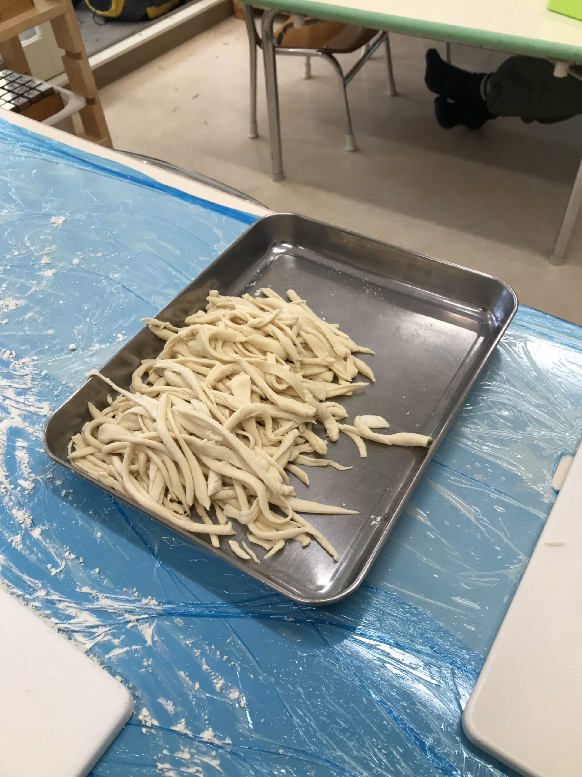 年越しうどん作り