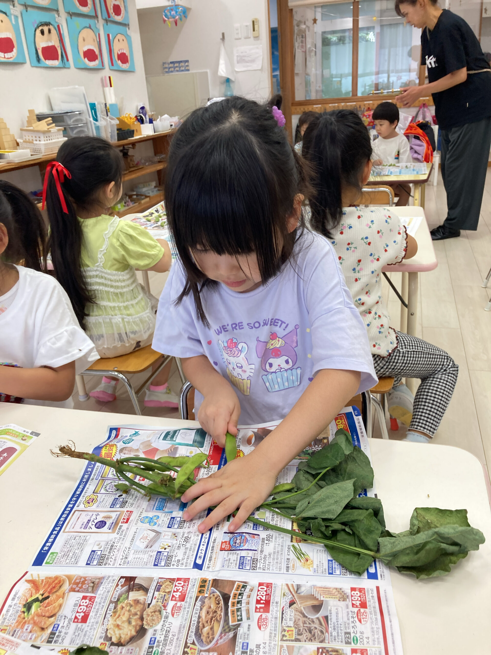 フロンティアキッズ ブログ記事 食育活動の様子のイメージサムネイル画像