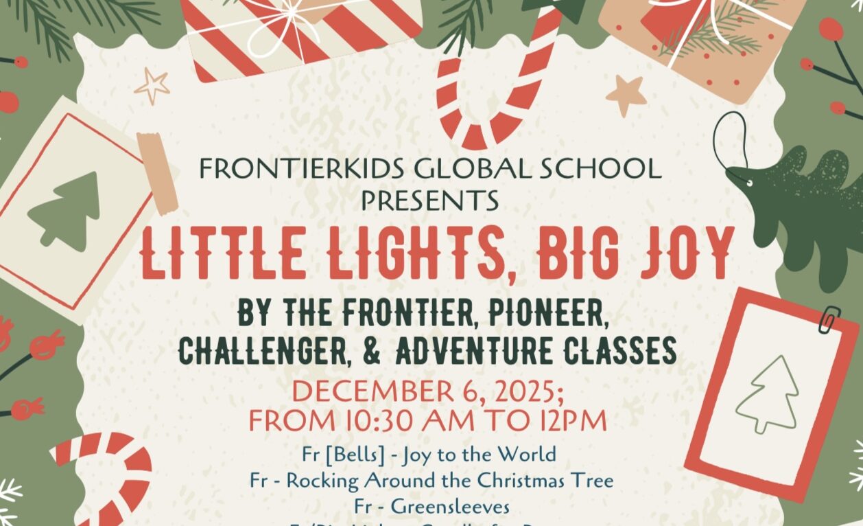 フロンティアキッズ ブログ記事 “Little lights, Big Joy” クリスマスパフォーマンス2025のイメージサムネイル画像