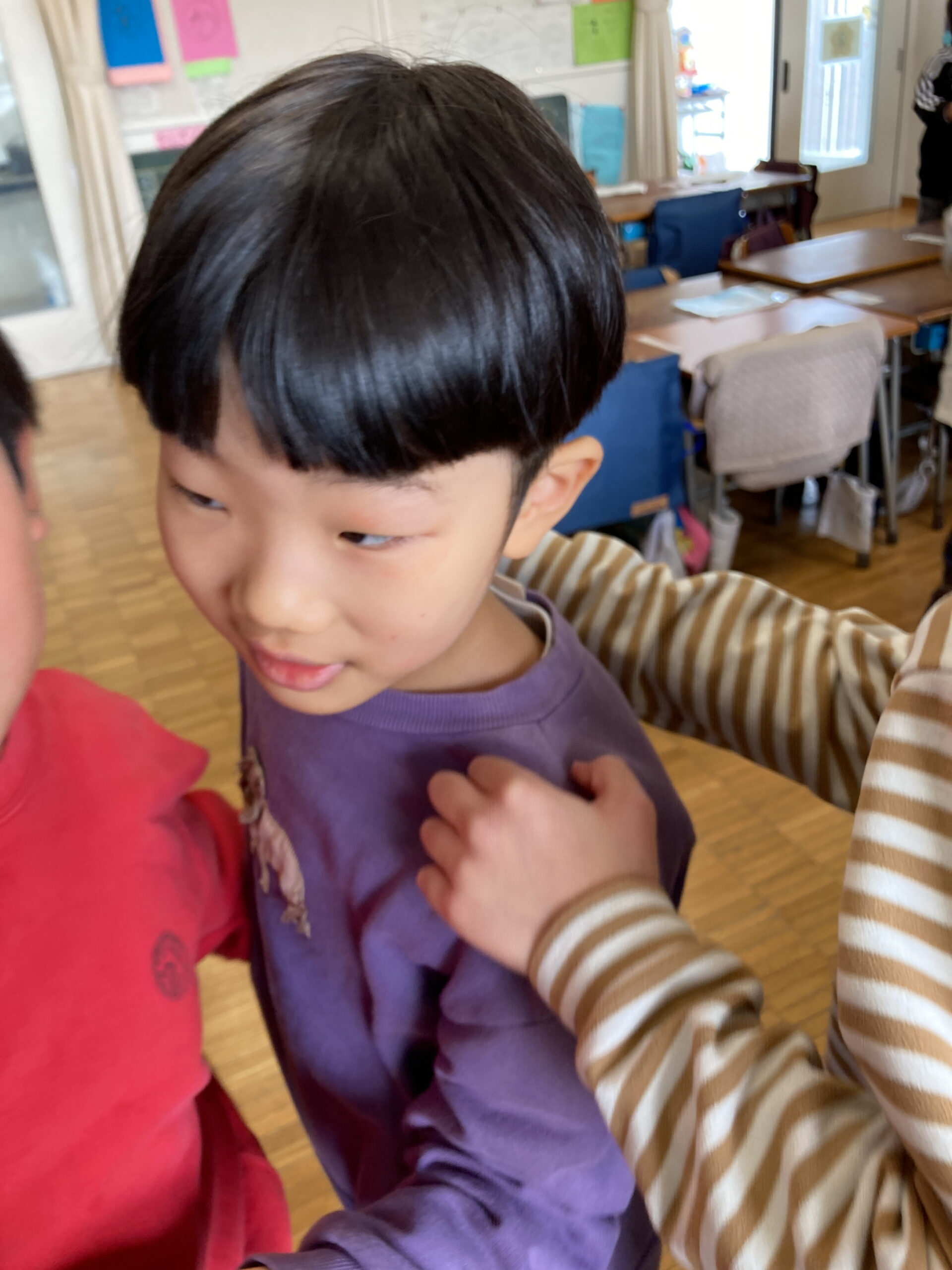 小学校で交流会